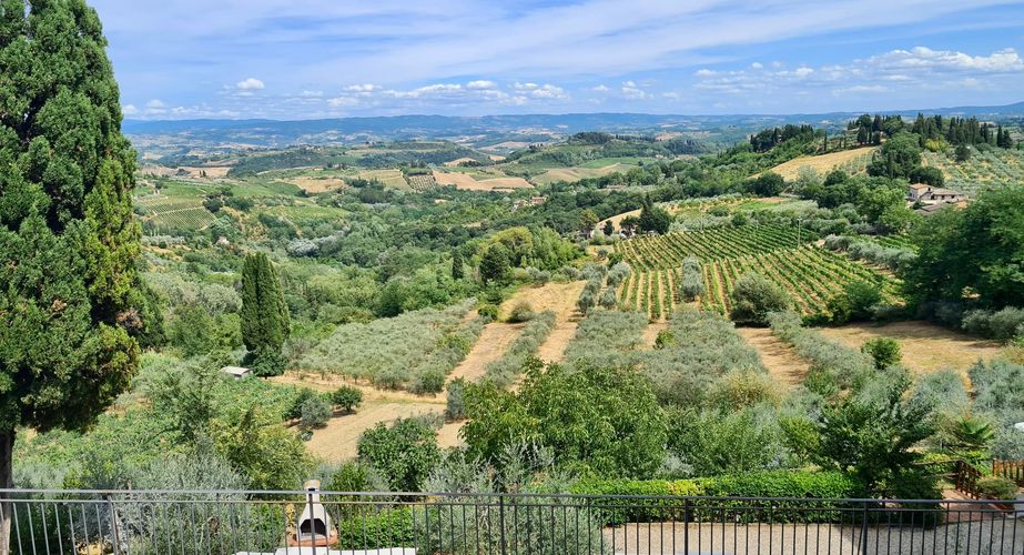 De mooie Toscaanse landschappen
